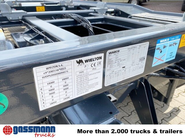 Wielton PS2P70B Abrollanhänger bis 7,25 m Behälter - Remolque multilift/ Portacontenedores de cadenas: foto 4 Wielton PS2P70B Abrollanhänger bis 7,25 m Behälter - Remolque multilift/ Portacontenedores de cadenas: foto 4