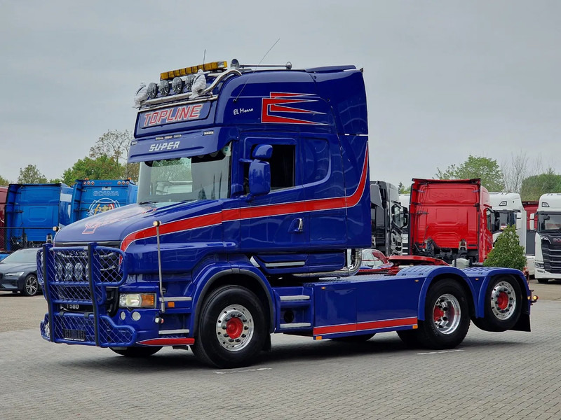 Scania T580 V8 Topline 6x2 - Original Scania Hauber / Torpedo - Manual gearbox - Show truck - Retarder - Cabeza tractora: foto 3 Scania T580 V8 Topline 6x2 - Original Scania Hauber / Torpedo - Manual gearbox - Show truck - Retarder - Cabeza tractora: foto 3