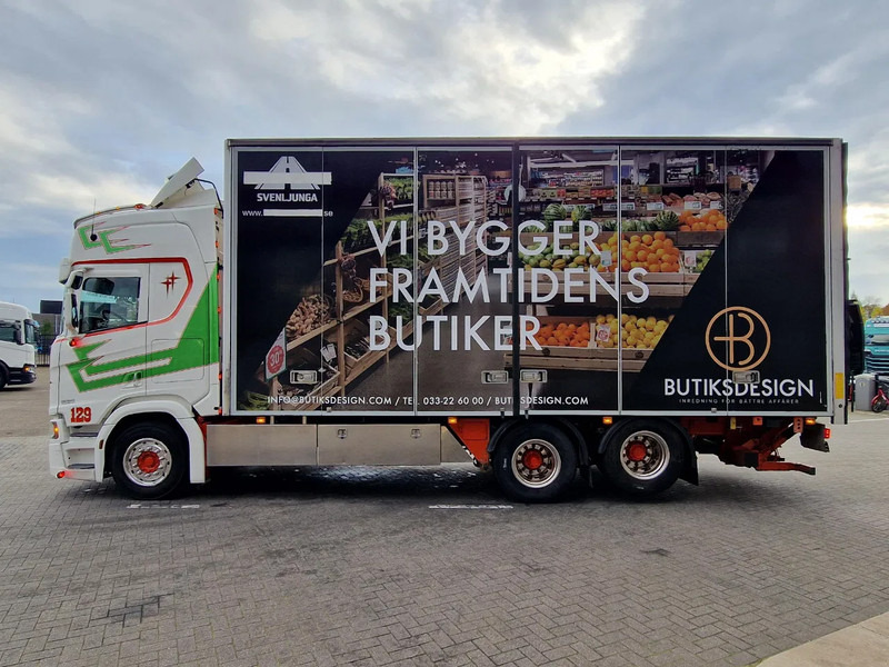 Scania R580 V8 NGS Highline 6x2 - Box with sidedoors - Loadlift - Retarder - Full air - 475 wb - Camión caja cerrada: foto 5 Scania R580 V8 NGS Highline 6x2 - Box with sidedoors - Loadlift - Retarder - Full air - 475 wb - Camión caja cerrada: foto 5