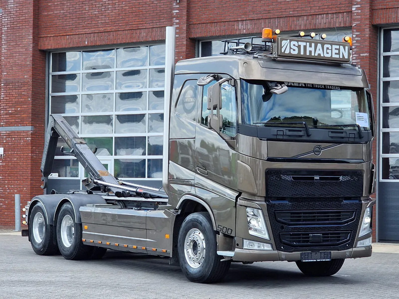 Volvo FH 500 6x4 Hooklift 21t / full airsuspension / retarder / alcoa wheels / standing exhaust / special interieur - Camión multibasculante: foto 2 Volvo FH 500 6x4 Hooklift 21t / full airsuspension / retarder / alcoa wheels / standing exhaust / special interieur - Camión multibasculante: foto 2