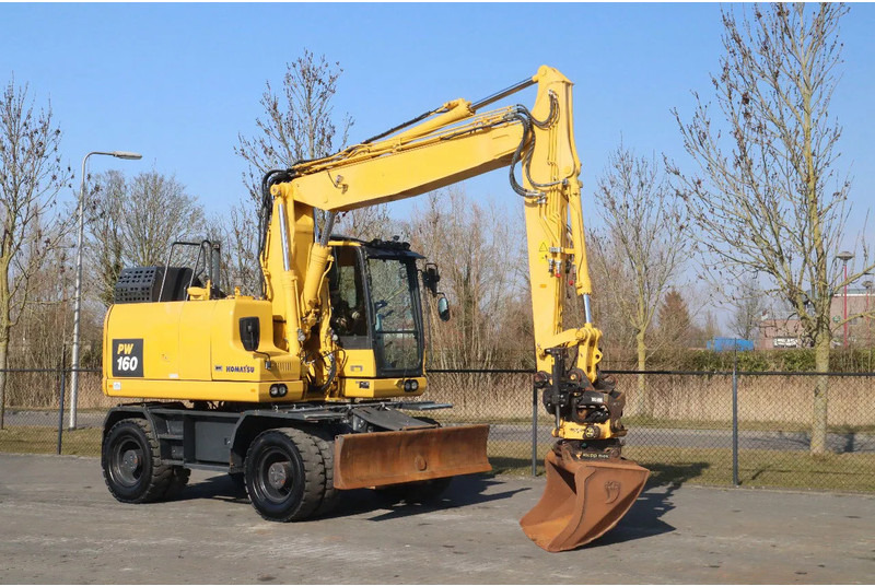 Excavadora de ruedas Komatsu PW160-11 | ENGCON TILTROTATOR | BUCKET | TRAILER HYDR.: foto 5