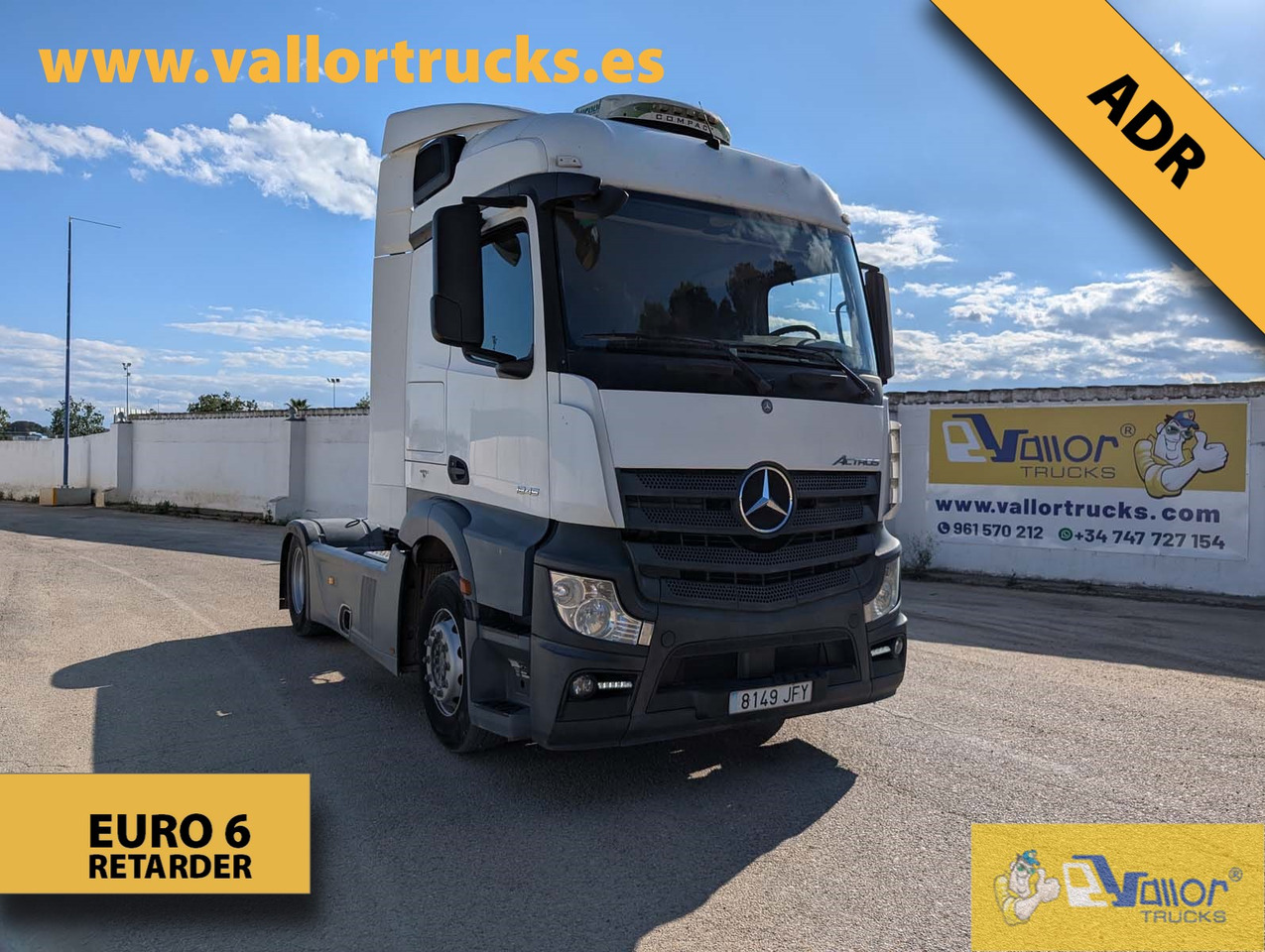 Mercedes Actros 1845 LS - Cabeza tractora: foto 2 Mercedes Actros 1845 LS - Cabeza tractora: foto 2