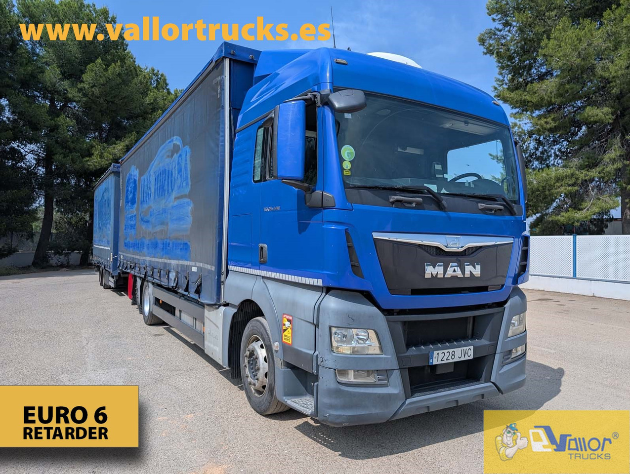 MAN TGX 26.440 - ROAD TRAIN - Camión lona: foto 2 MAN TGX 26.440 - ROAD TRAIN - Camión lona: foto 2