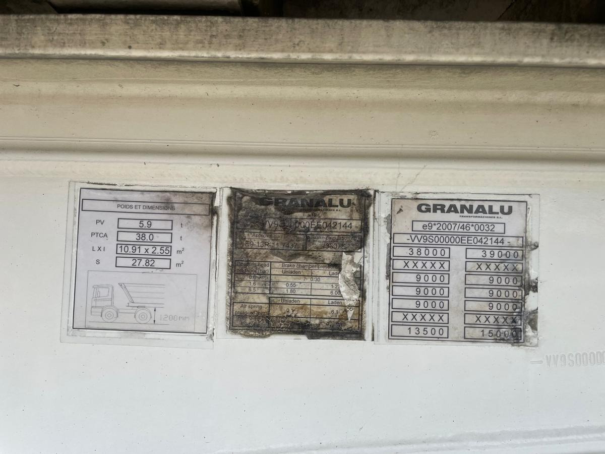 Granalu  - Semirremolque volquete: foto 3 Granalu  - Semirremolque volquete: foto 3