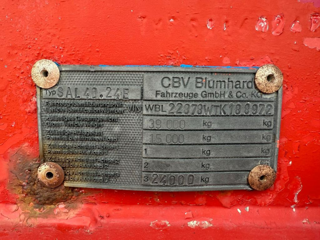 Blumhardt 3 axle 29.000 L ADR Tank trailer - Semirremolque cisterna: foto 5 Blumhardt 3 axle 29.000 L ADR Tank trailer - Semirremolque cisterna: foto 5