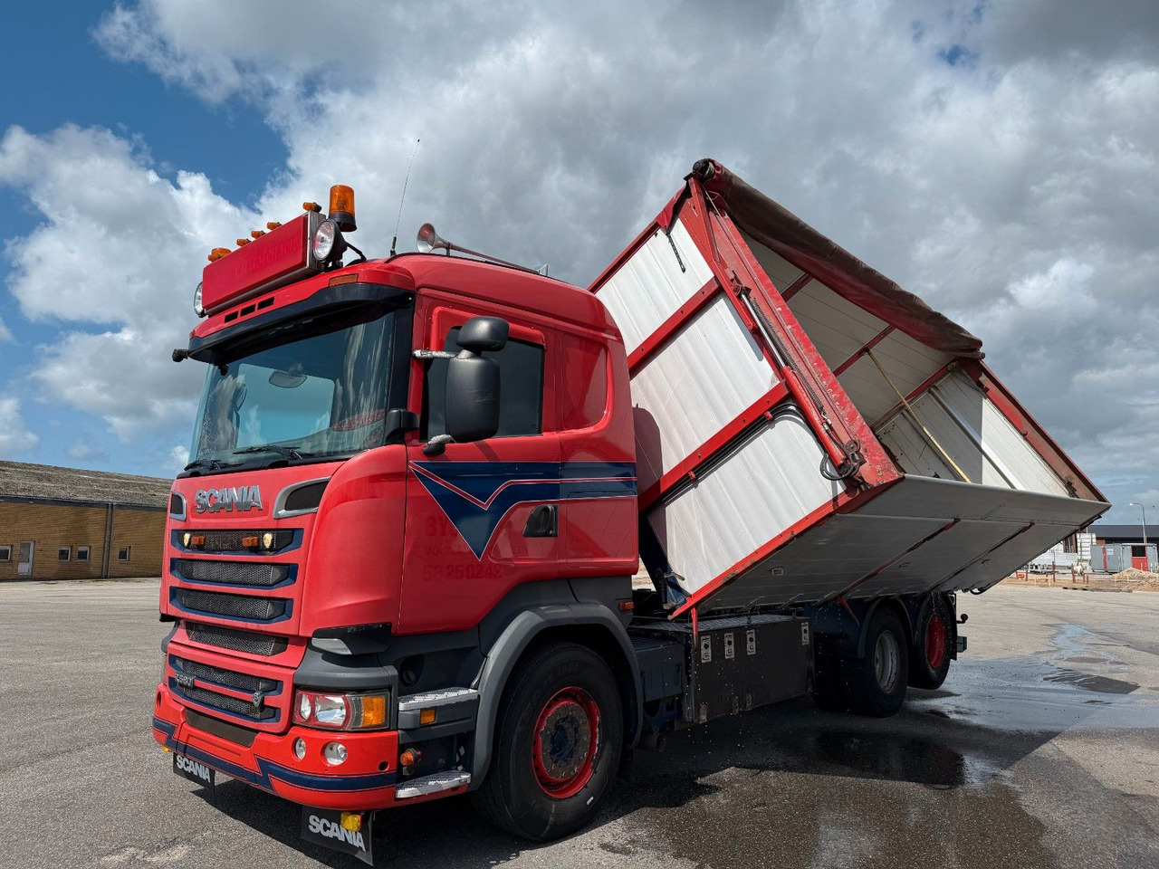 Camión volquete Scania R580 V8 6x2 Highline Euro 6 / Tipper / Kipper: foto 17