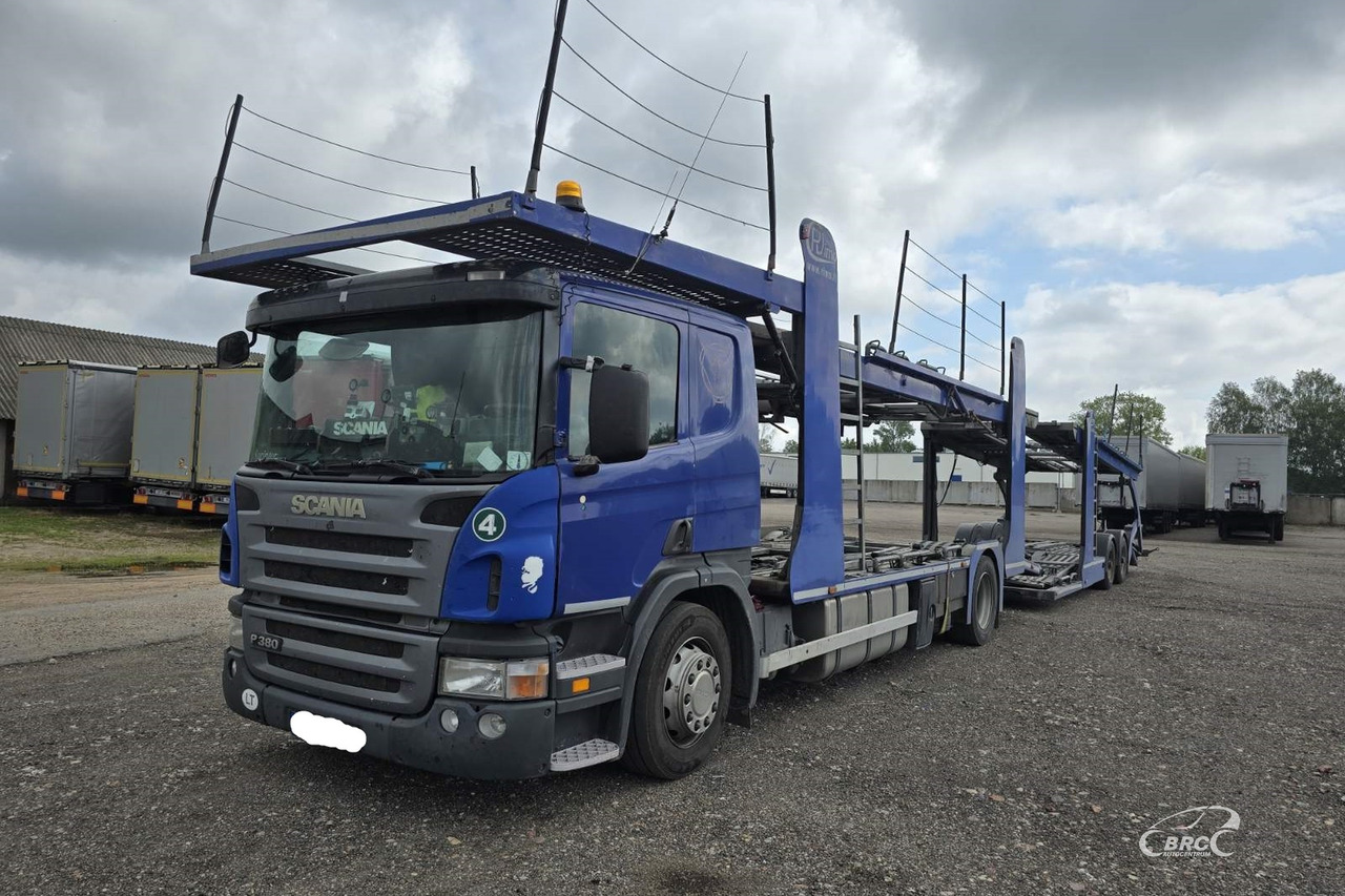 Scania P 380 - Camión portavehículos: foto 1 Scania P 380 - Camión portavehículos: foto 1
