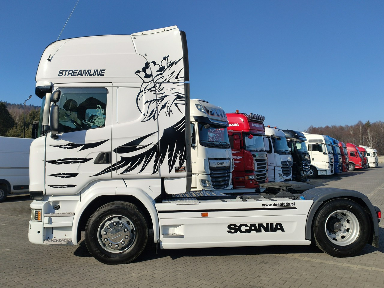 Scania R 450 Topline E6 4x2 Retarder Klima Postojowa !!! - Cabeza tractora: foto 3 Scania R 450 Topline E6 4x2 Retarder Klima Postojowa !!! - Cabeza tractora: foto 3
