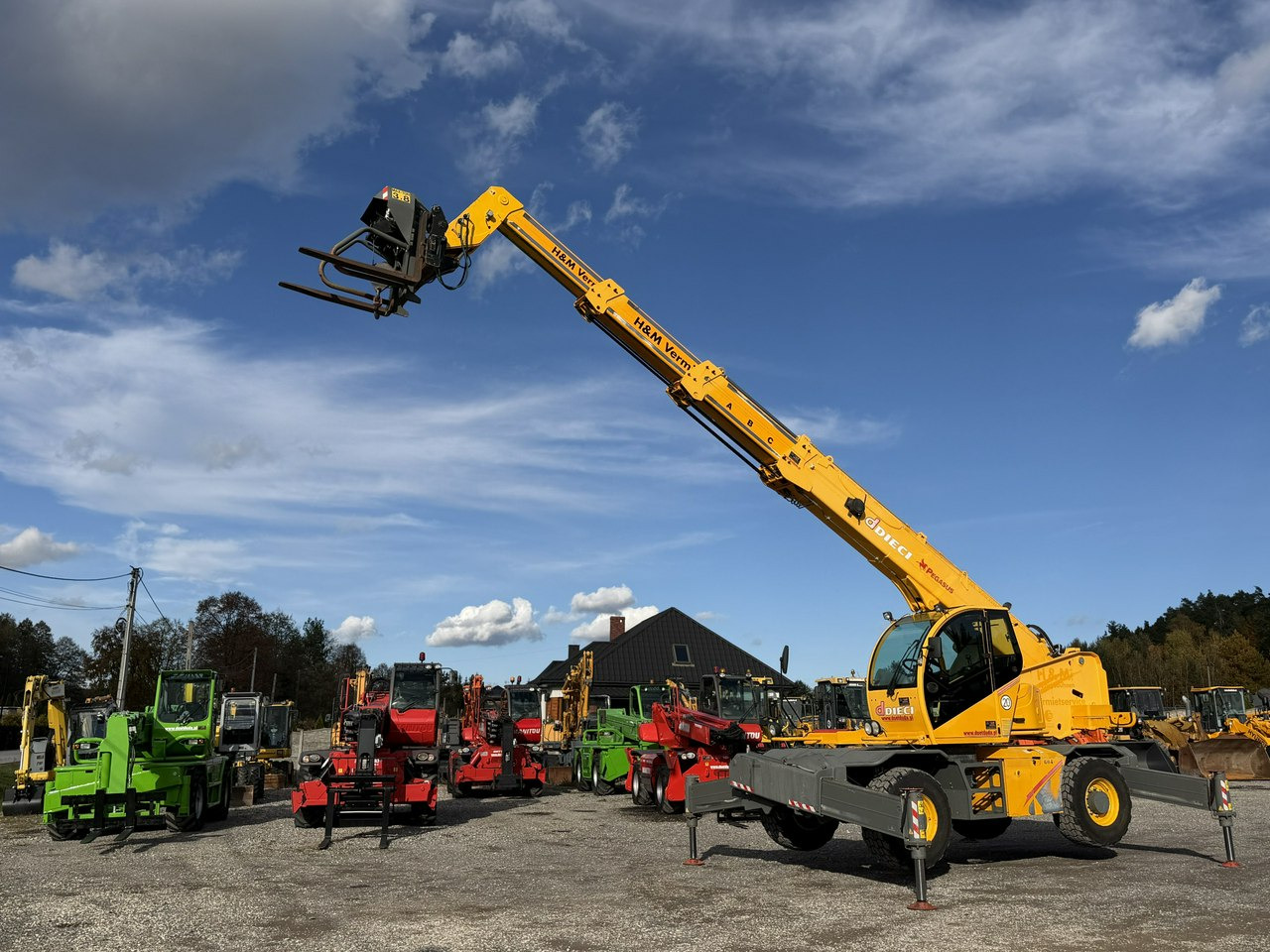 Dieci 2145 Pegasus HVL155 TL10 ROTO Ładowarka Teleskopowa Obrotowa - Manipulador telescópico: foto 5 Dieci 2145 Pegasus HVL155 TL10 ROTO Ładowarka Teleskopowa Obrotowa - Manipulador telescópico: foto 5