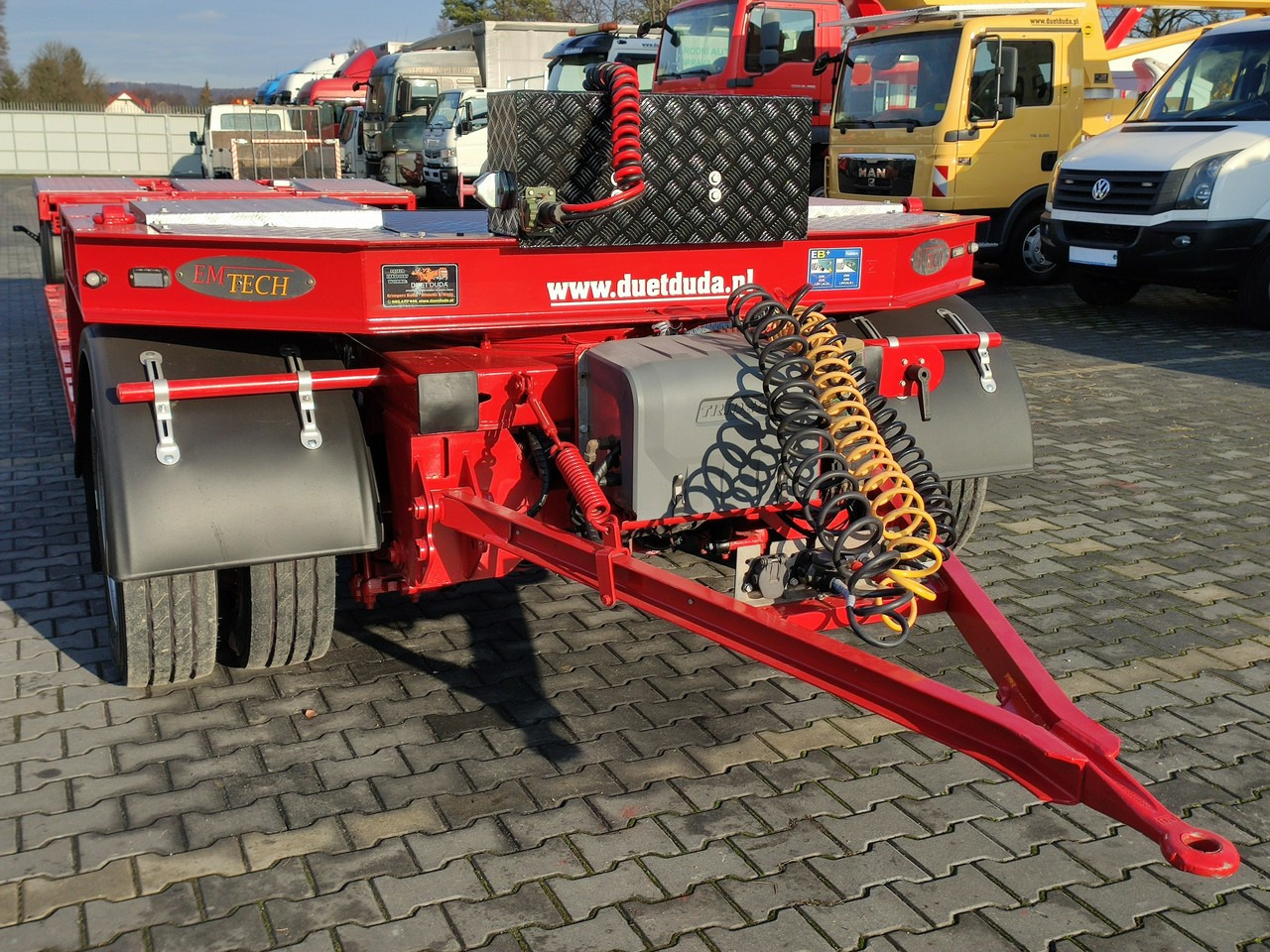 Semirremolque góndola rebajadas EMTECH 2 osiowa PCN 18 TIEFBETT Zagłębiana Rozciągana Oś Skrętna UNIKAT: foto 17 Semirremolque góndola rebajadas EMTECH 2 osiowa PCN 18 TIEFBETT Zagłębiana Rozciągana Oś Skrętna UNIKAT: foto 17