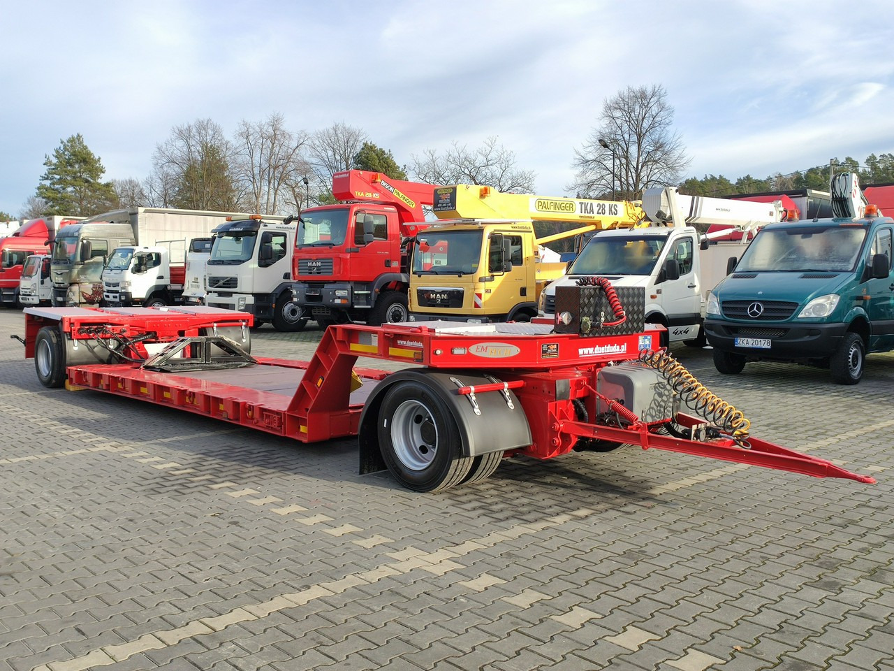 Semirremolque góndola rebajadas EMTECH 2 osiowa PCN 18 TIEFBETT Zagłębiana Rozciągana Oś Skrętna UNIKAT: foto 26 Semirremolque góndola rebajadas EMTECH 2 osiowa PCN 18 TIEFBETT Zagłębiana Rozciągana Oś Skrętna UNIKAT: foto 26