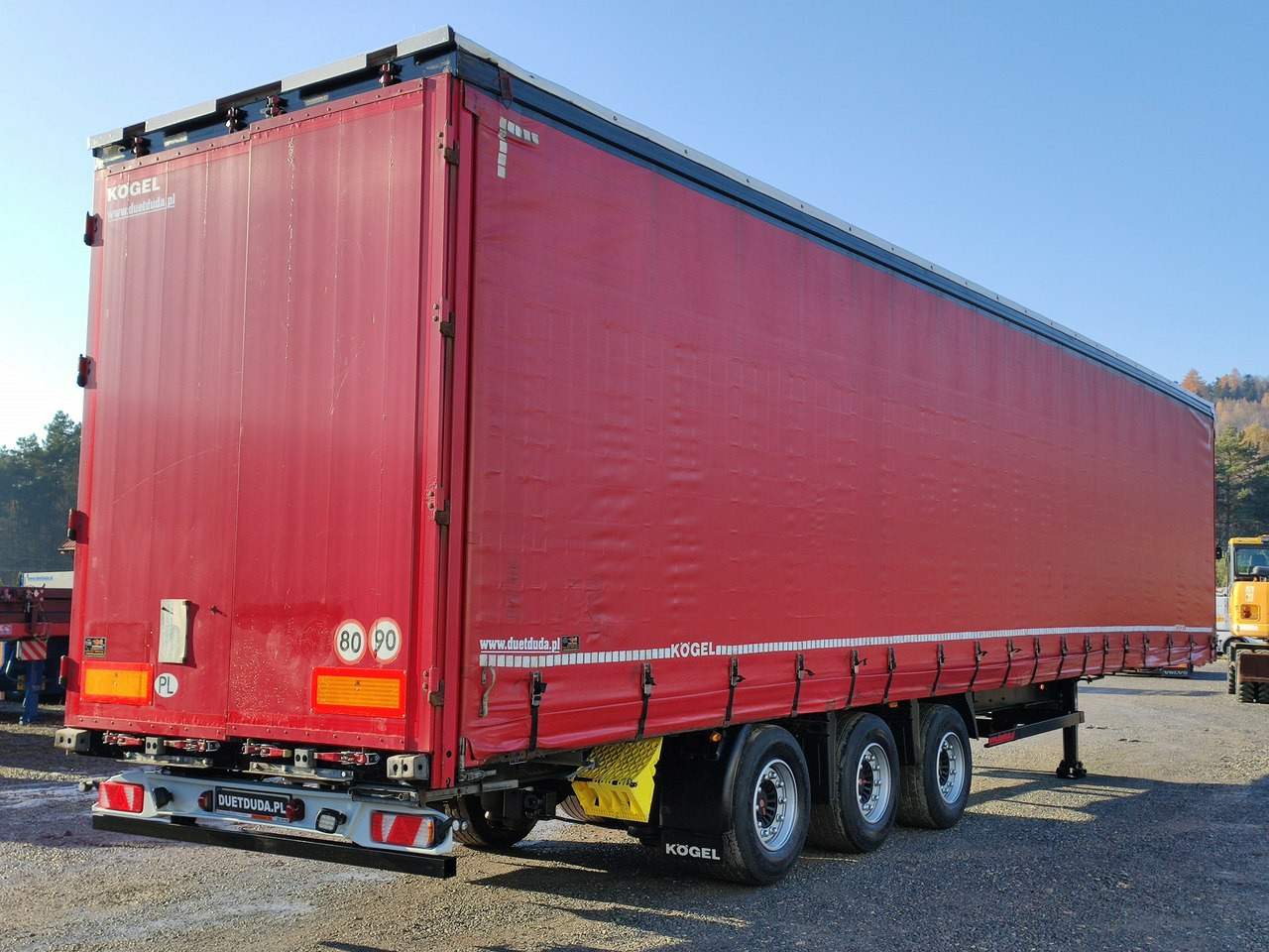 Semirremolque lona Kogel SN24 Firana Mega Oś Podnoszona: foto 19