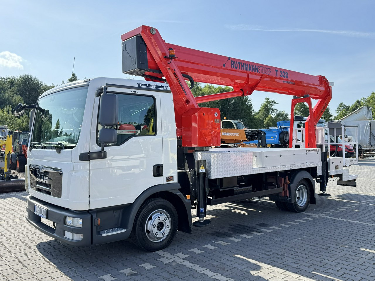 MAN TGL 7.150 Zwyżka Ruthmann T330 33-Metry DMC 7500KG 21m w Bok - Camión con plataforma elevadora: foto 3 MAN TGL 7.150 Zwyżka Ruthmann T330 33-Metry DMC 7500KG 21m w Bok - Camión con plataforma elevadora: foto 3
