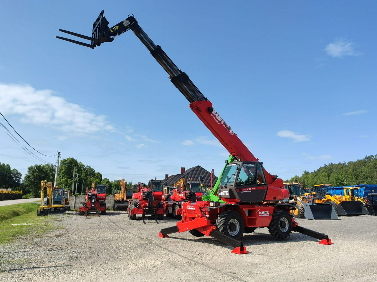 Manitou MRT 2150 ROTO Ładowarka Teleskopowa Obrotowa 2550 1850 1840 - Manipulador telescópico: foto 2 Manitou MRT 2150 ROTO Ładowarka Teleskopowa Obrotowa 2550 1850 1840 - Manipulador telescópico: foto 2