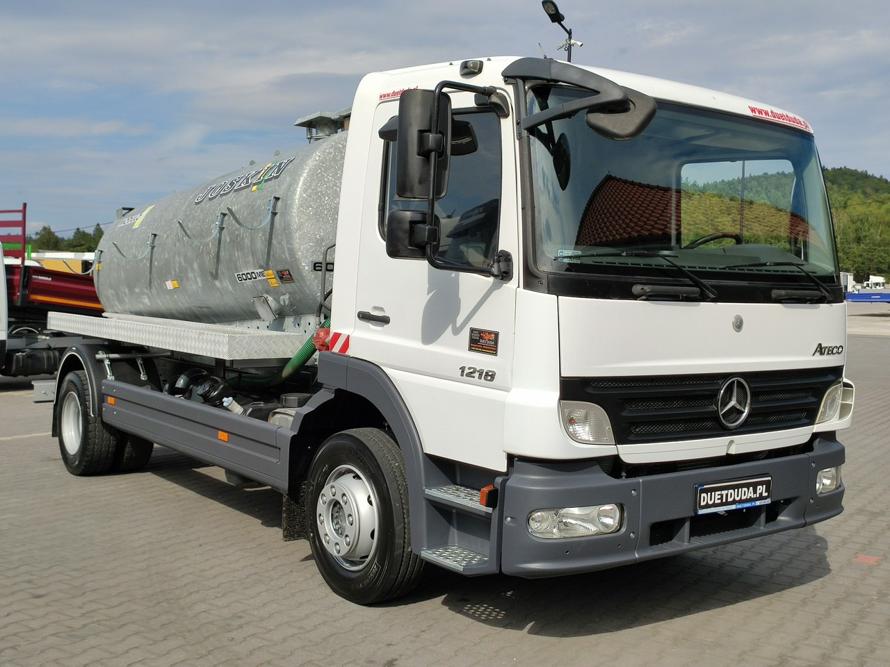 Limpieza de alcantarillado Mercedes Atego 1218 Asenizacyjny Szambiarka Beczka Szambowóz Poj.6m 2019r: foto 13
