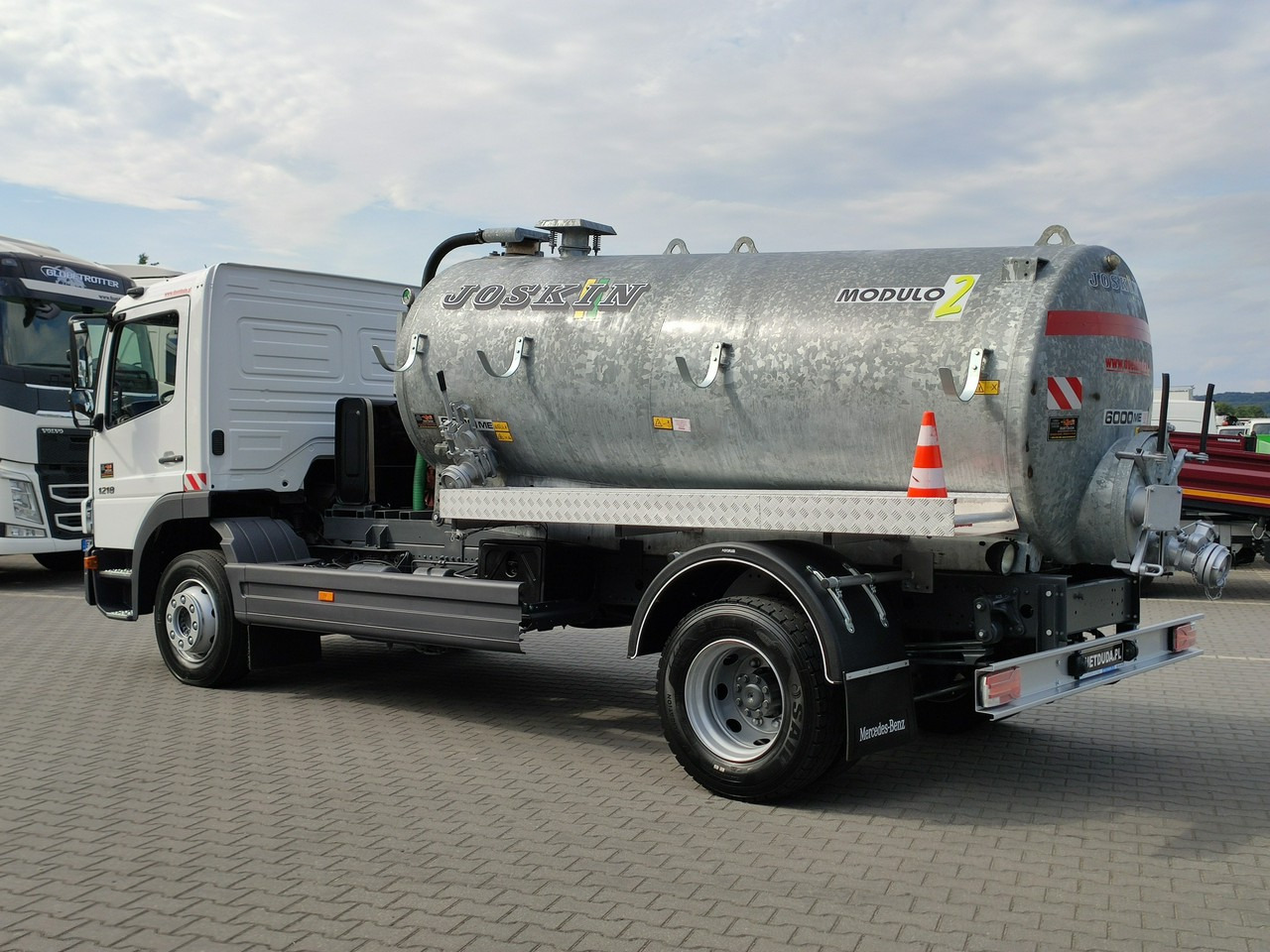 Limpieza de alcantarillado Mercedes Atego 1218 Asenizacyjny Szambiarka Beczka Szambowóz Poj.6m 2019r: foto 9