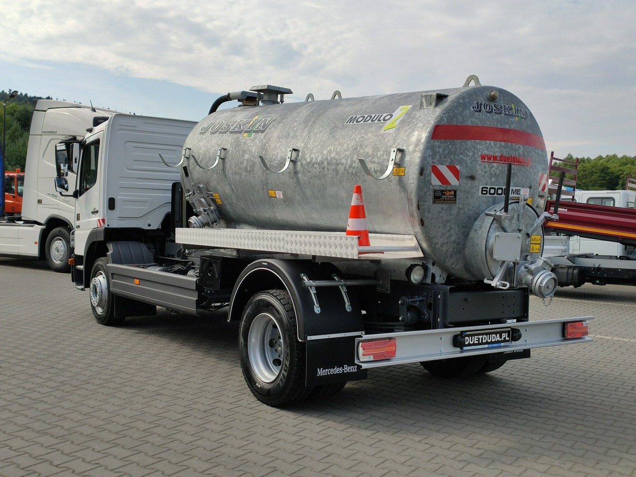 Limpieza de alcantarillado Mercedes Atego 1218 Asenizacyjny Szambiarka Beczka Szambowóz Poj.6m 2019r: foto 8
