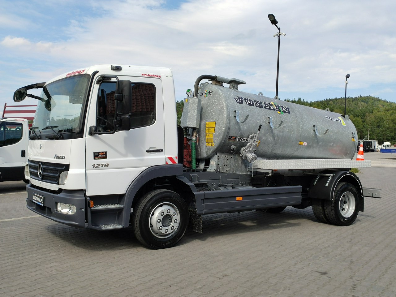 Limpieza de alcantarillado Mercedes Atego 1218 Asenizacyjny Szambiarka Beczka Szambowóz Poj.6m 2019r: foto 10