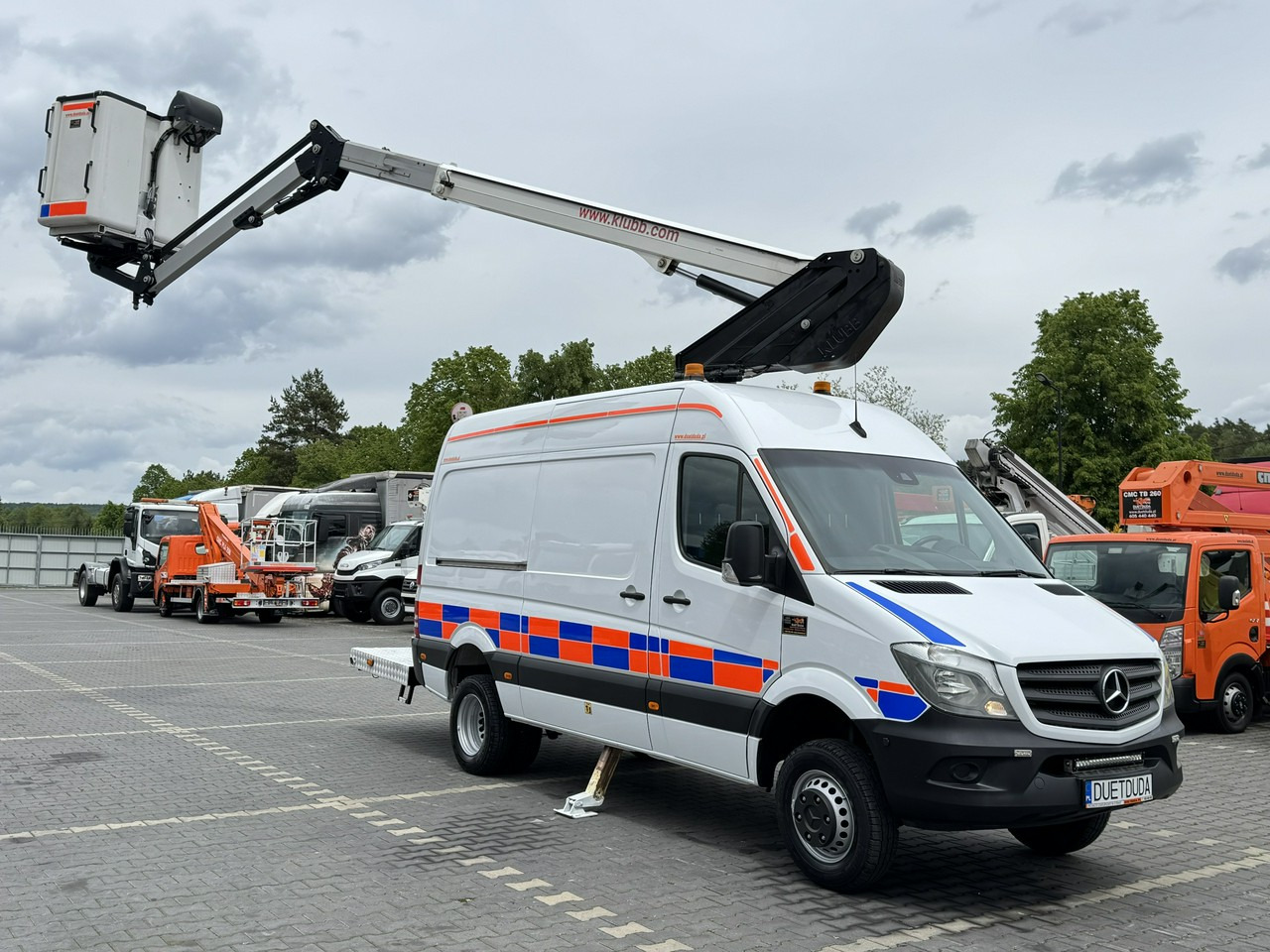 Mercedes Sprinter Zwyżka Podnośnik Koszowy KLUBB K42P UDT WUMAG GSR - Camión con plataforma elevadora: foto 3 Mercedes Sprinter Zwyżka Podnośnik Koszowy KLUBB K42P UDT WUMAG GSR - Camión con plataforma elevadora: foto 3