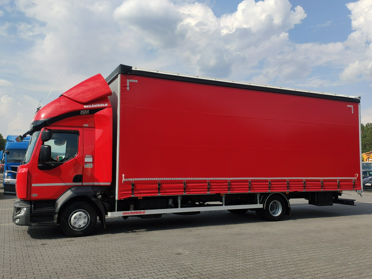 Camión lona Renault D12.240 E6 Firana Tył Drzwi Dach Zsuwany Długa 830cm: foto 8