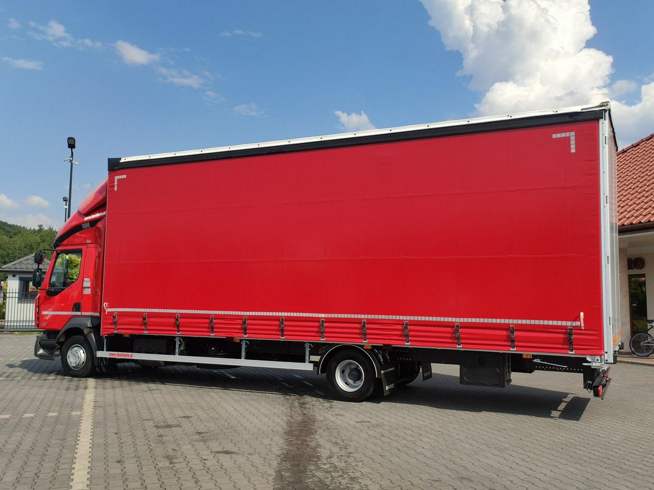 Camión lona Renault D12.240 E6 Firana Tył Drzwi Dach Zsuwany Długa 830cm: foto 11