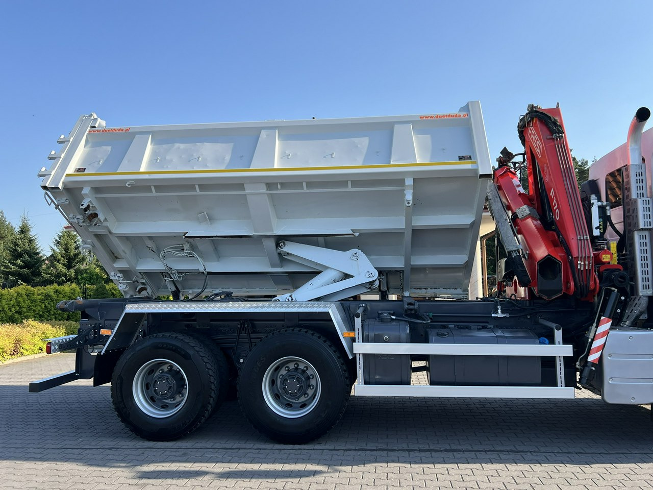 Camión volquete, Camión grúa Renault Kerax 26.390 6x4 Mocny HDS FASSI F170 Sterowanie Radiowe: foto 13