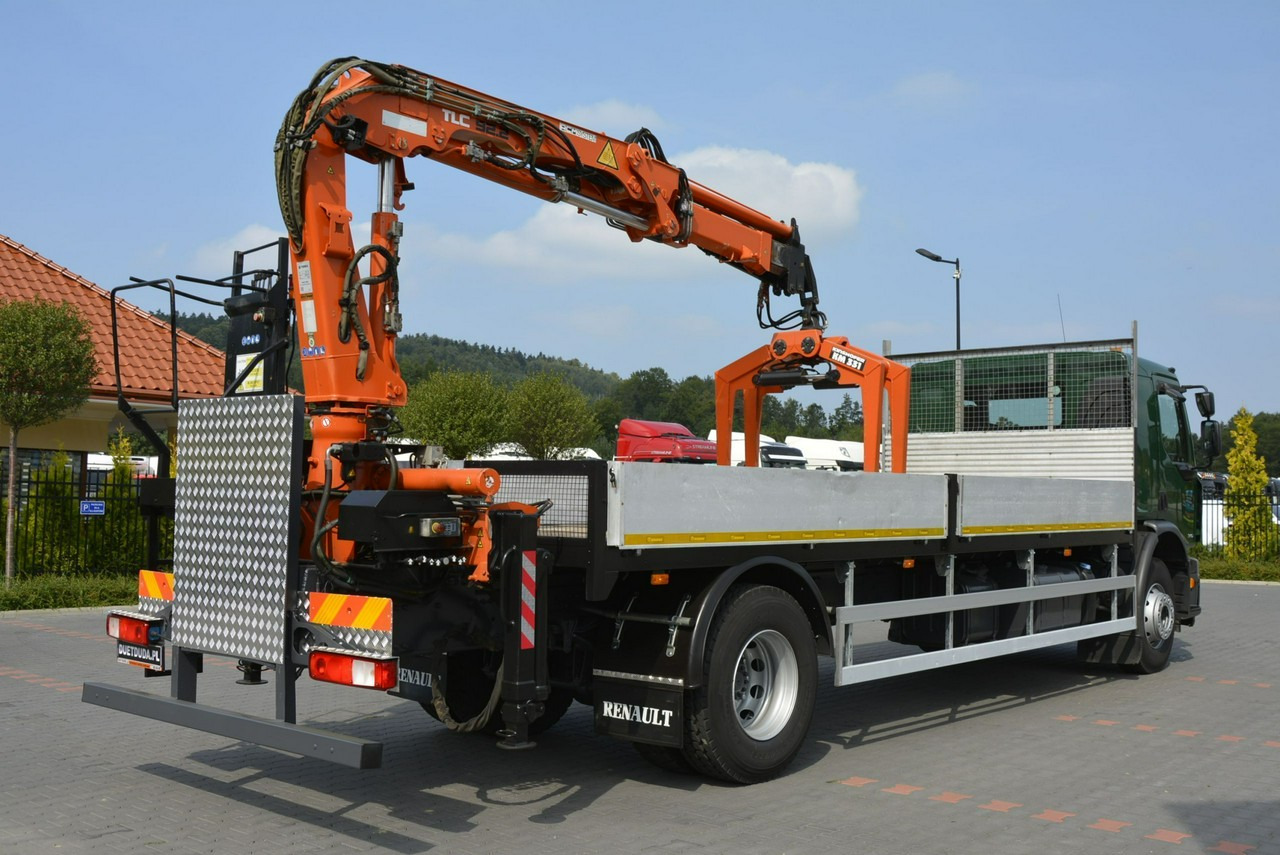 Camión caja abierta, Camión grúa Renault Premium 180.240DXI długość Skrzyni-6.820cm + HDS TEREX TLC 92.2: foto 19