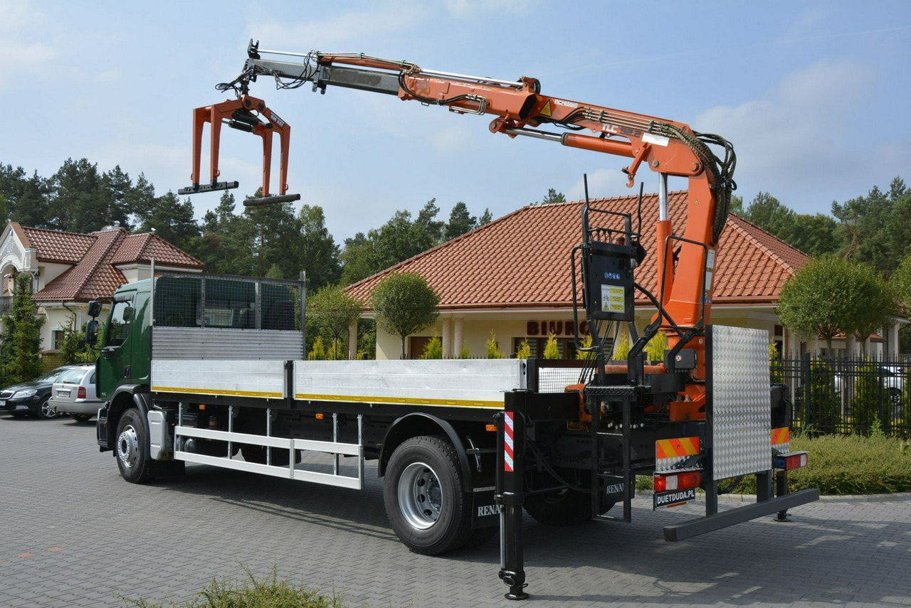 Camión caja abierta, Camión grúa Renault Premium 180.240DXI długość Skrzyni-6.820cm + HDS TEREX TLC 92.2: foto 10