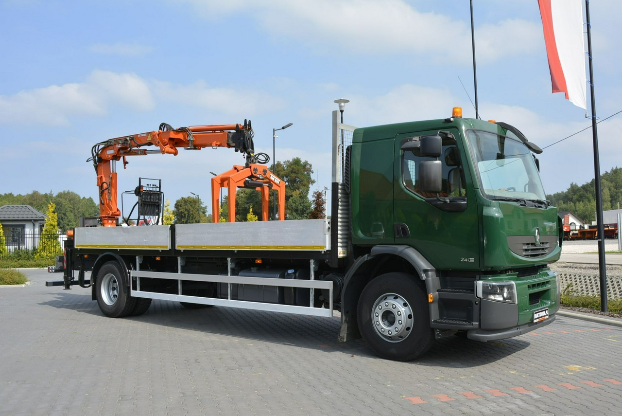 Renault Premium 180.240DXI długość Skrzyni-6.820cm + HDS TEREX TLC 92.2 - Camión caja abierta, Camión grúa: foto 2 Renault Premium 180.240DXI długość Skrzyni-6.820cm + HDS TEREX TLC 92.2 - Camión caja abierta, Camión grúa: foto 2