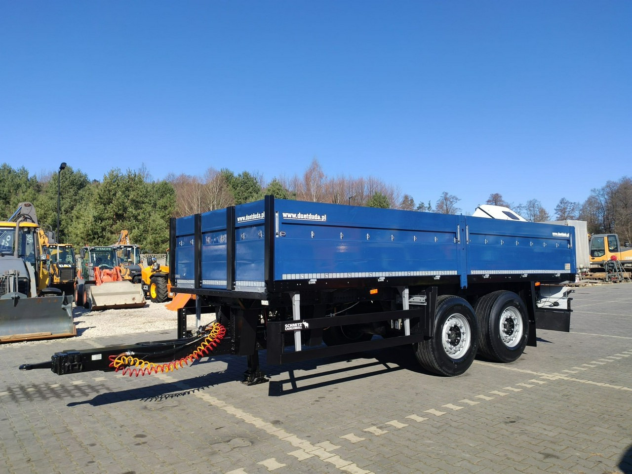 Schmitz Cargobull Ciężarowa 2-osiowa na poduszkach Tandem Stan Unikat !!! - Remolque plataforma/ Caja abierta: foto 1 Schmitz Cargobull Ciężarowa 2-osiowa na poduszkach Tandem Stan Unikat !!! - Remolque plataforma/ Caja abierta: foto 1