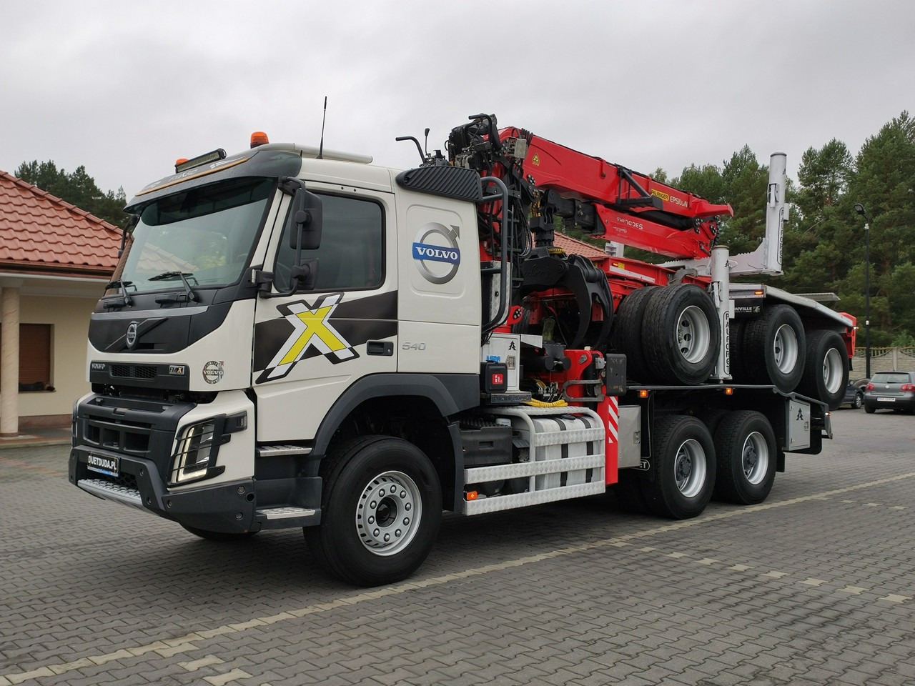 Volvo FMX 540 6x4 RETARDER PALFORET EPSILON S300L Do Drewna - Camión forestal: foto 1 Volvo FMX 540 6x4 RETARDER PALFORET EPSILON S300L Do Drewna - Camión forestal: foto 1