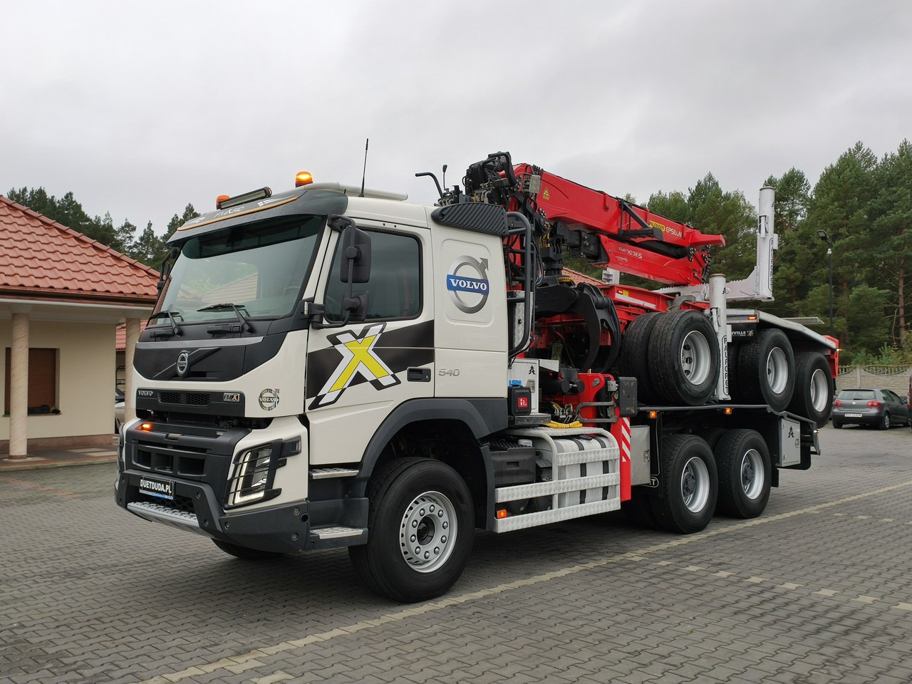 Volvo FMX 540 6x4 RETARDER PALFORET EPSILON S300L Do Drewna - Camión forestal: foto 4 Volvo FMX 540 6x4 RETARDER PALFORET EPSILON S300L Do Drewna - Camión forestal: foto 4