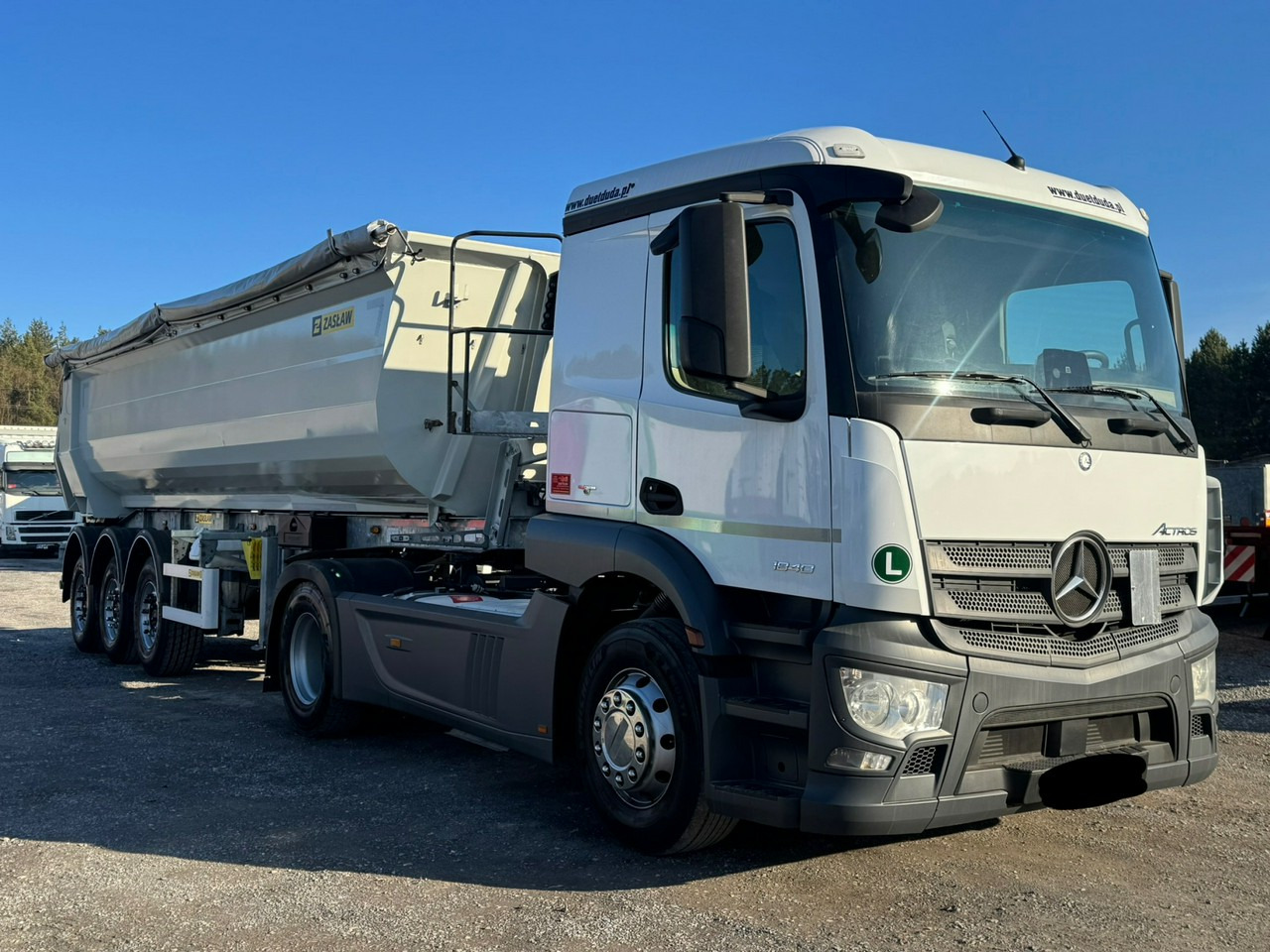 Semirremolque volquete Zasław D-653A Mulda Stalowa Hardox 30m: foto 9