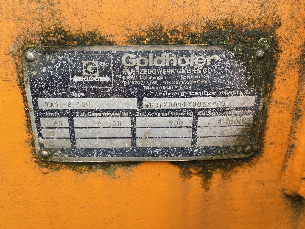 Goldhofer TX1-8/80 Anhänger für Ballastgewichte| 40mm Auge - Remolque plataforma/ Caja abierta: foto 3 Goldhofer TX1-8/80 Anhänger für Ballastgewichte| 40mm Auge - Remolque plataforma/ Caja abierta: foto 3
