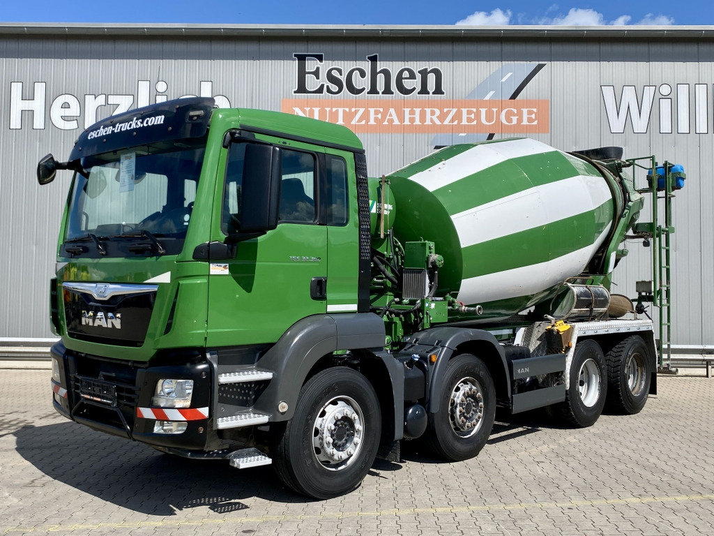 MAN TGS 32.360 8x4 BB / 9 m³ Stetter-Aufbau - Camión hormigonera: foto 1 MAN TGS 32.360 8x4 BB / 9 m³ Stetter-Aufbau - Camión hormigonera: foto 1
