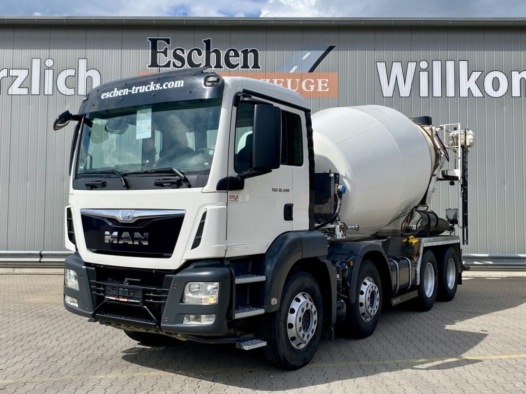 MAN TGS 32.400 8x4 BB / 9 m³ Stetter-Aufbau - Camión hormigonera: foto 1 MAN TGS 32.400 8x4 BB / 9 m³ Stetter-Aufbau - Camión hormigonera: foto 1