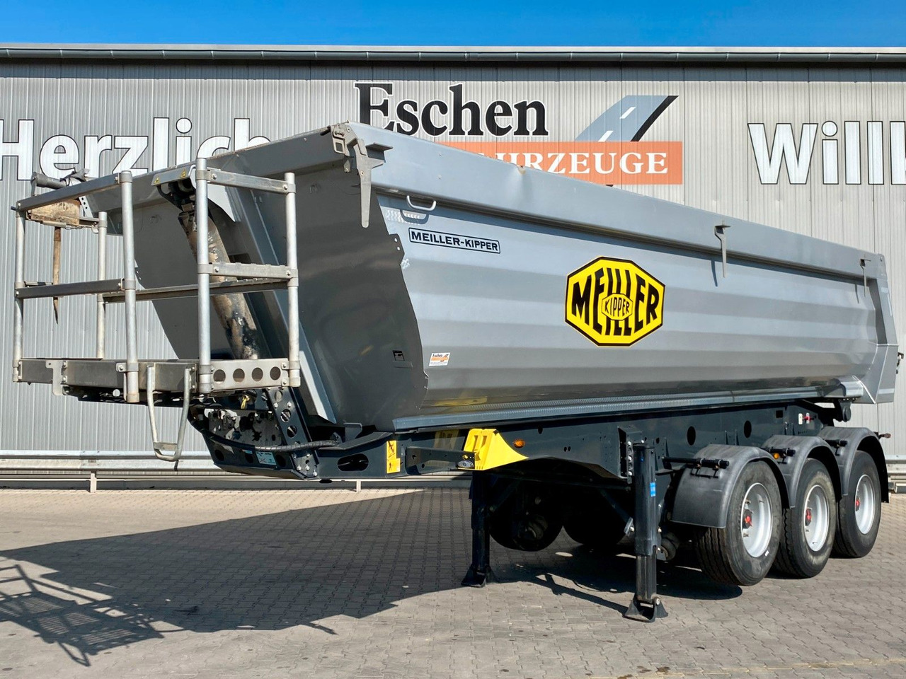 Meiller MHPS 44.3-N | Stahl 24m³*Luft-Lift*Rollplane*SAF - Semirremolque volquete: foto 1 Meiller MHPS 44.3-N | Stahl 24m³*Luft-Lift*Rollplane*SAF - Semirremolque volquete: foto 1