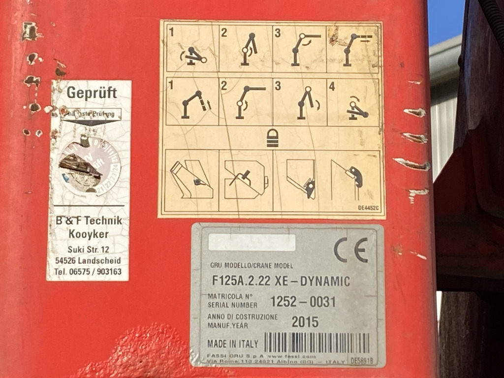 Mercedes-Benz 1832 4x2 / Fassi Kran - Camión volquete, Camión grúa: foto 3 Mercedes-Benz 1832 4x2 / Fassi Kran - Camión volquete, Camión grúa: foto 3