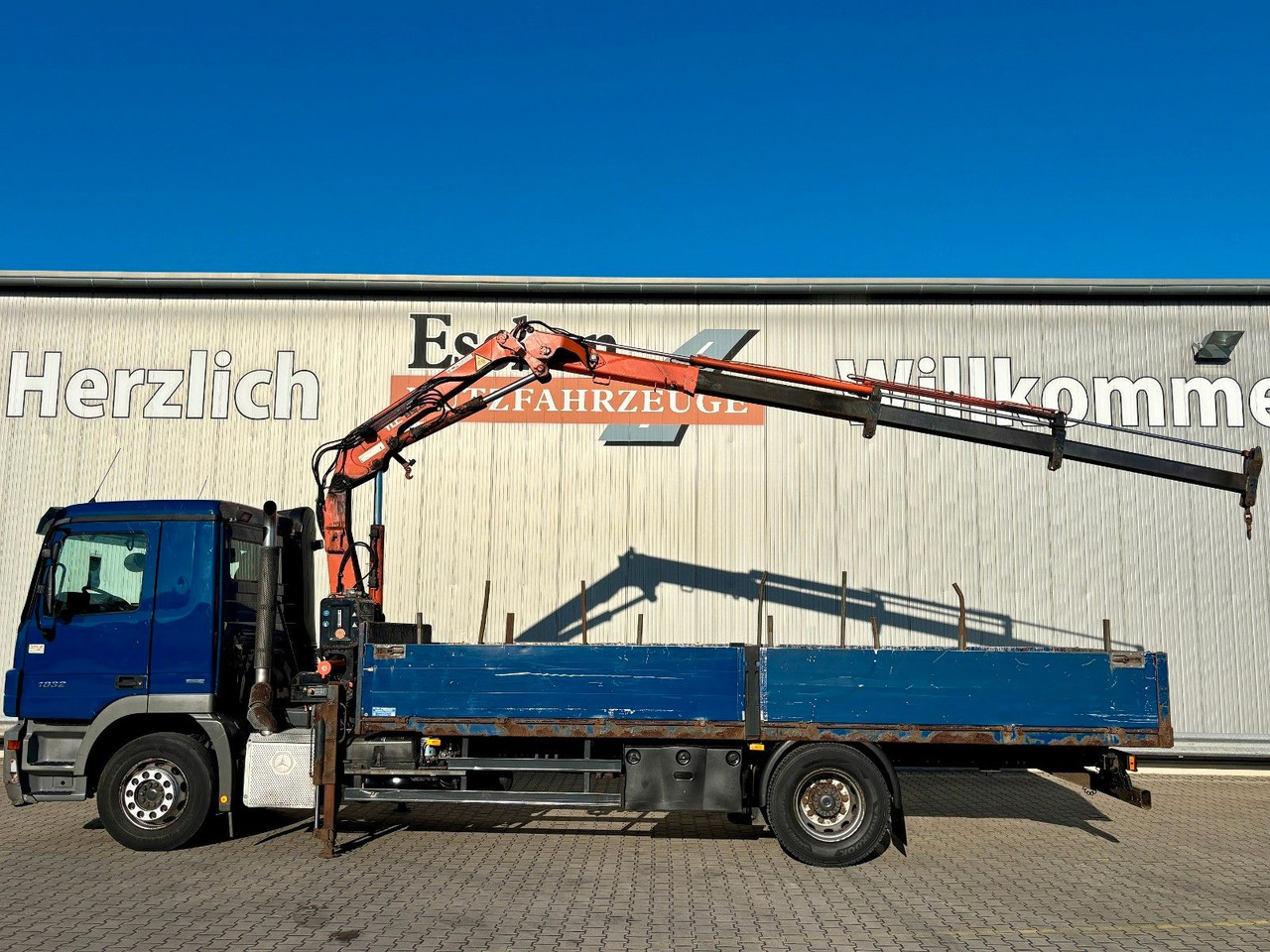 Mercedes-Benz Actros 1832 I Terex 85.2A3*9,10m*Telligent*Klima - Camión caja abierta, Camión grúa: foto 2 Mercedes-Benz Actros 1832 I Terex 85.2A3*9,10m*Telligent*Klima - Camión caja abierta, Camión grúa: foto 2