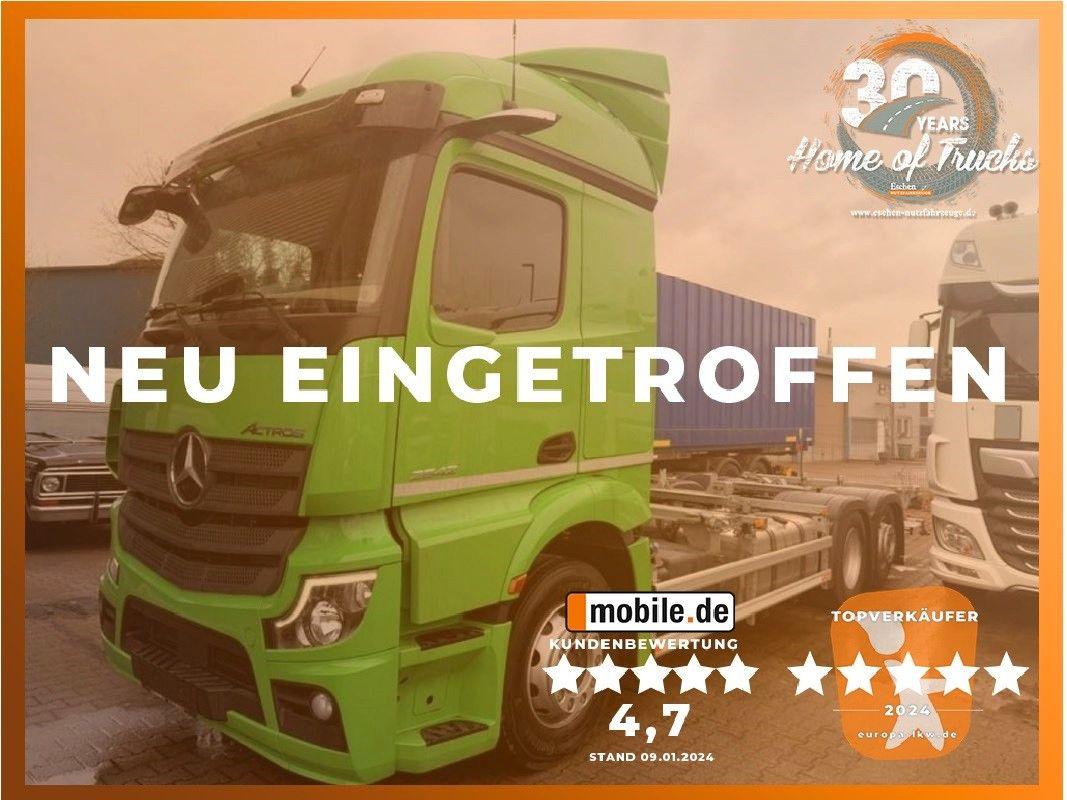 Mercedes-Benz Actros MP5 2542 L BDF | Lift/Lenk*LBW*MirrorCam - Camión portacontenedore/ Intercambiable: foto 1 Mercedes-Benz Actros MP5 2542 L BDF | Lift/Lenk*LBW*MirrorCam - Camión portacontenedore/ Intercambiable: foto 1