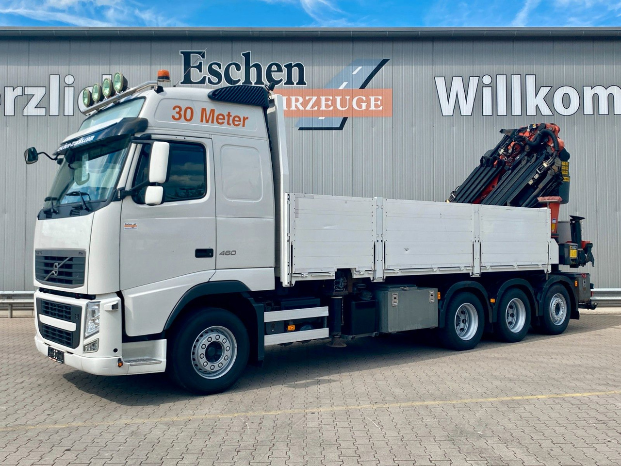 Volvo FH460 8x4 Palfinger PK53002SH+JIB+Seilwinde - Camión caja abierta, Camión grúa: foto 1 Volvo FH460 8x4 Palfinger PK53002SH+JIB+Seilwinde - Camión caja abierta, Camión grúa: foto 1