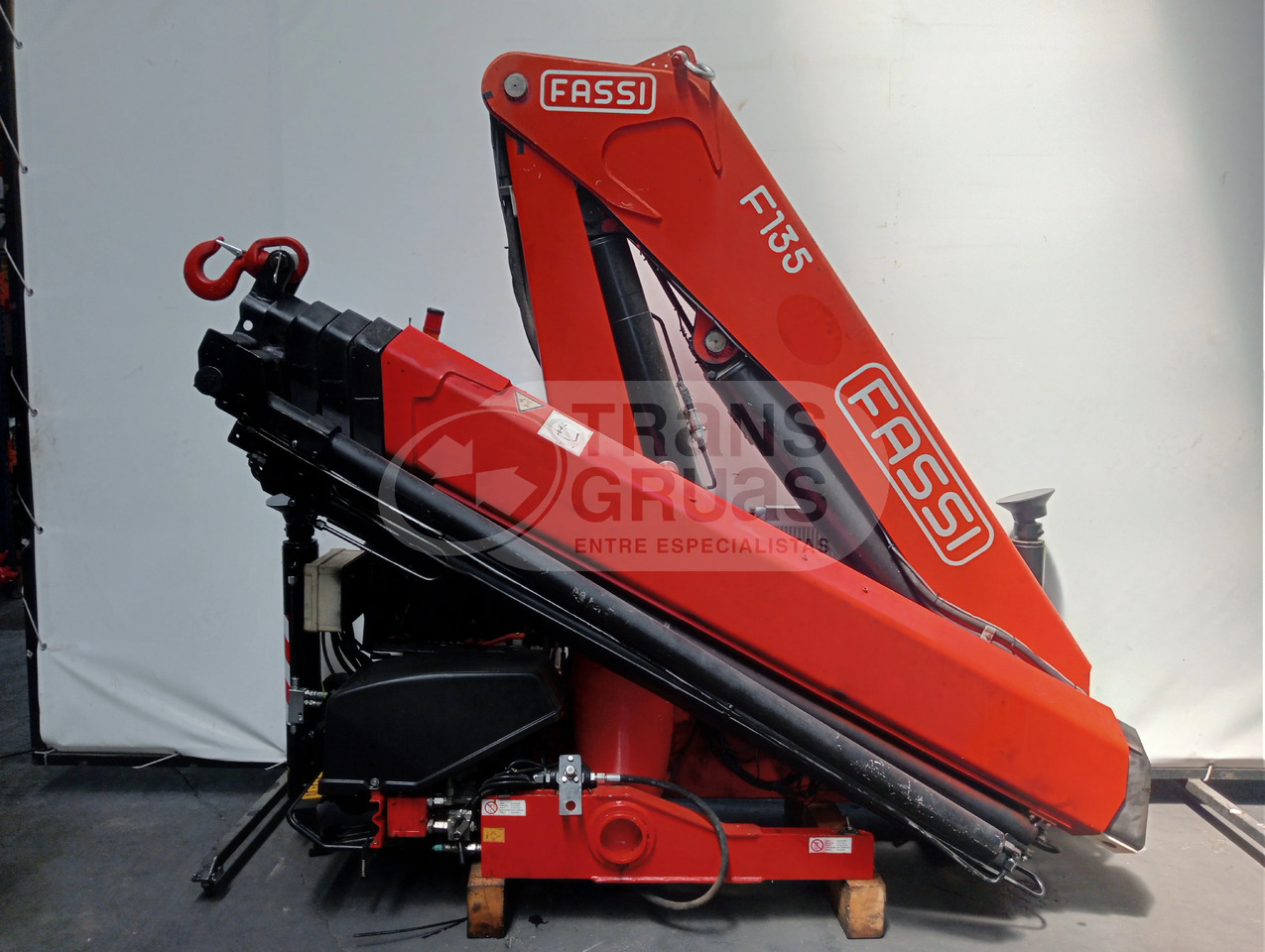 Grúa hidráulica Fassi F135A.0.25 E-ACTIVE - Grúa para camión: foto 1 Grúa hidráulica Fassi F135A.0.25 E-ACTIVE - Grúa para camión: foto 1