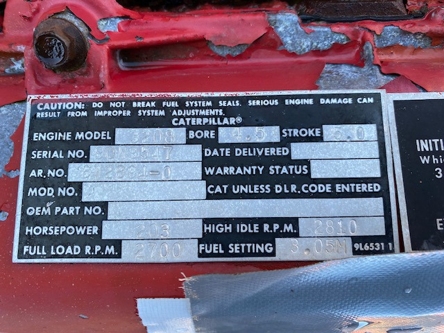 Motor para Maquinaria de construcción CAT 3208: foto 6