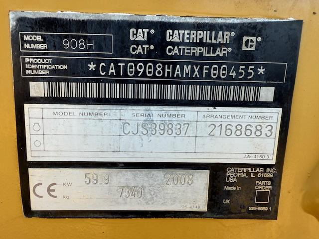 Cat 908 H - Cargadora de ruedas: foto 5 Cat 908 H - Cargadora de ruedas: foto 5