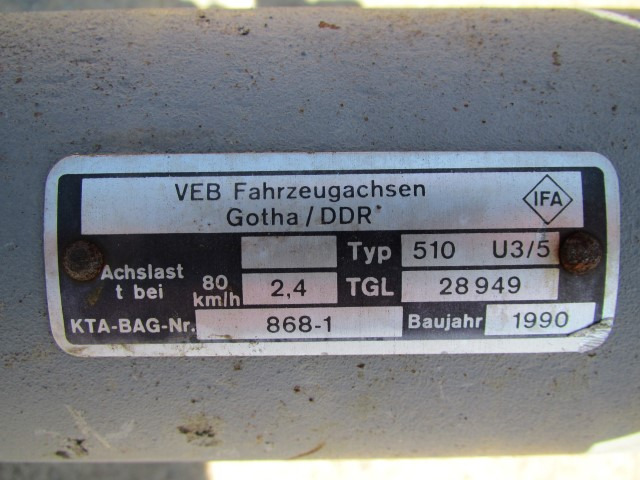 Gotha - Eje y piezas para Maquinaria de construcción: foto 5 Gotha - Eje y piezas para Maquinaria de construcción: foto 5