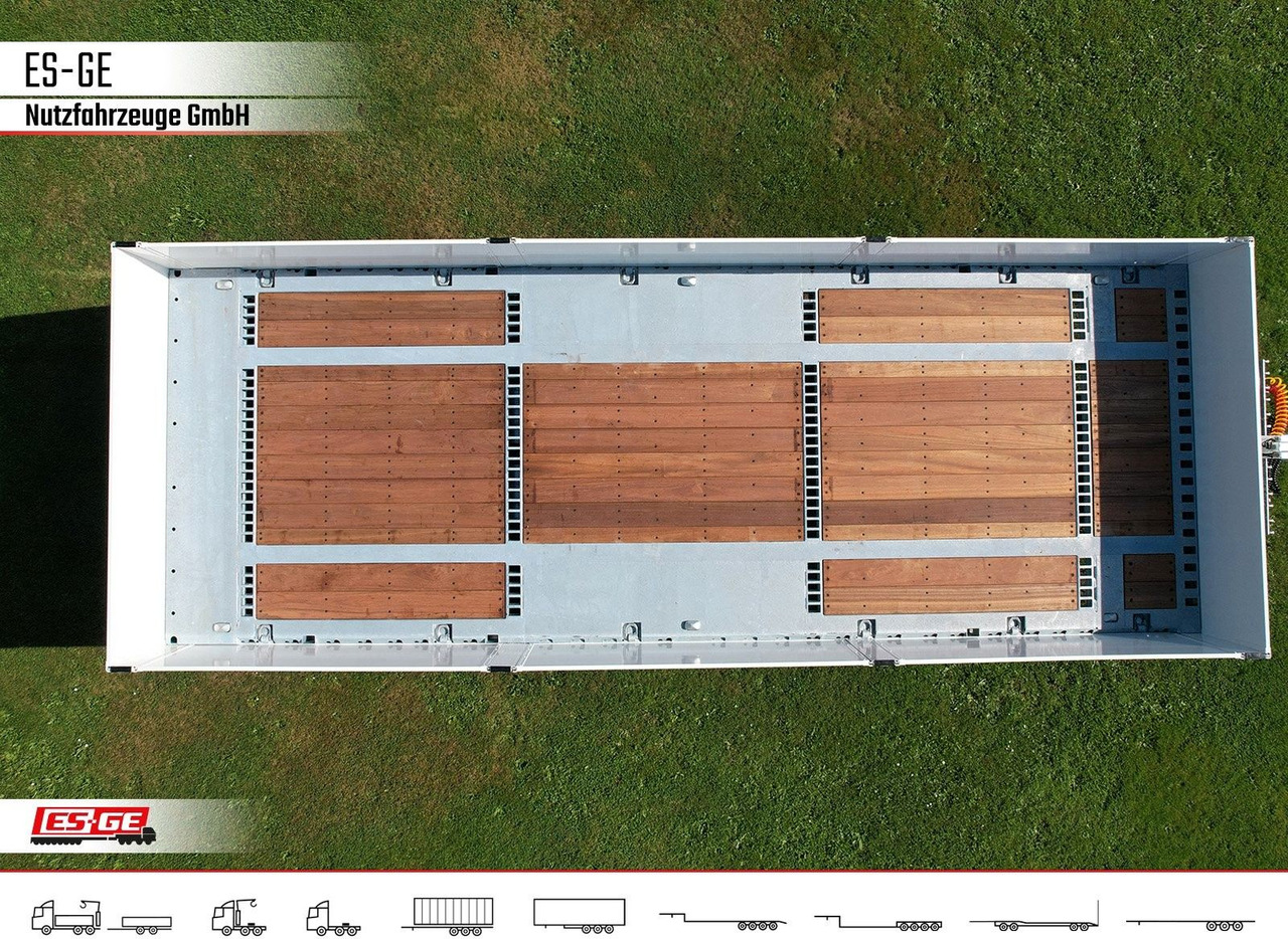 ES-GE Tandem-Anhänger Bordwände, CV, Rungen - Remolque plataforma/ Caja abierta: foto 4 ES-GE Tandem-Anhänger Bordwände, CV, Rungen - Remolque plataforma/ Caja abierta: foto 4