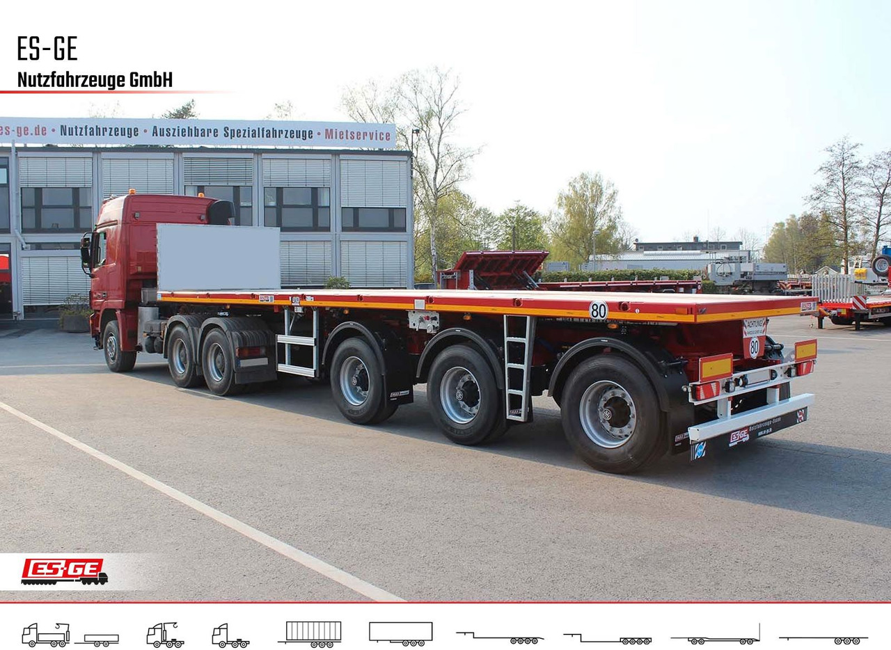 Faymonville MAX410 Ballastauflieger - Semirremolque plataforma/ Caja abierta: foto 1 Faymonville MAX410 Ballastauflieger - Semirremolque plataforma/ Caja abierta: foto 1