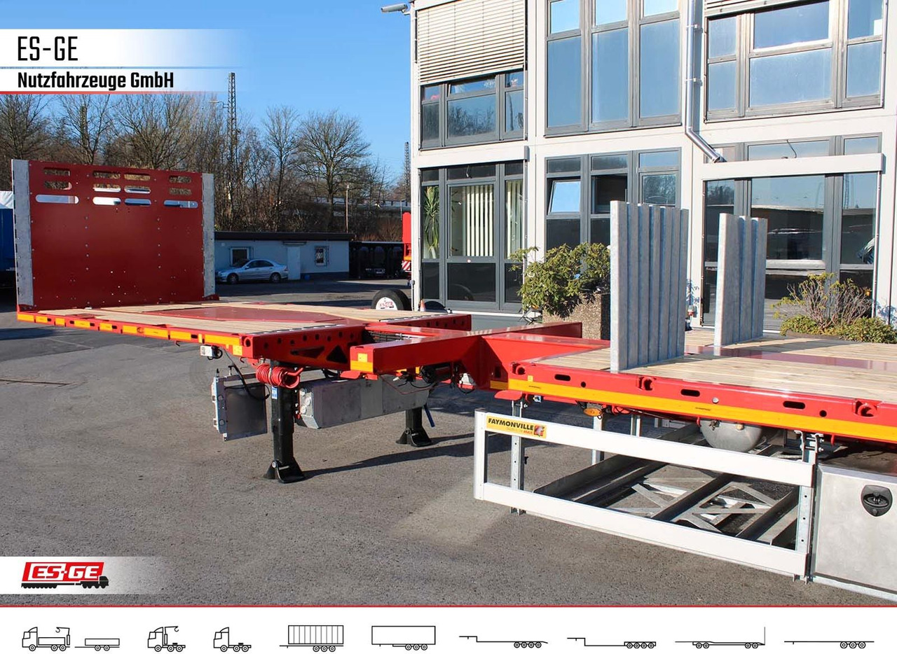 Faymonville Telemax Megatrailer - hydr. gelenkt - Semirremolque plataforma/ Caja abierta: foto 5 Faymonville Telemax Megatrailer - hydr. gelenkt - Semirremolque plataforma/ Caja abierta: foto 5