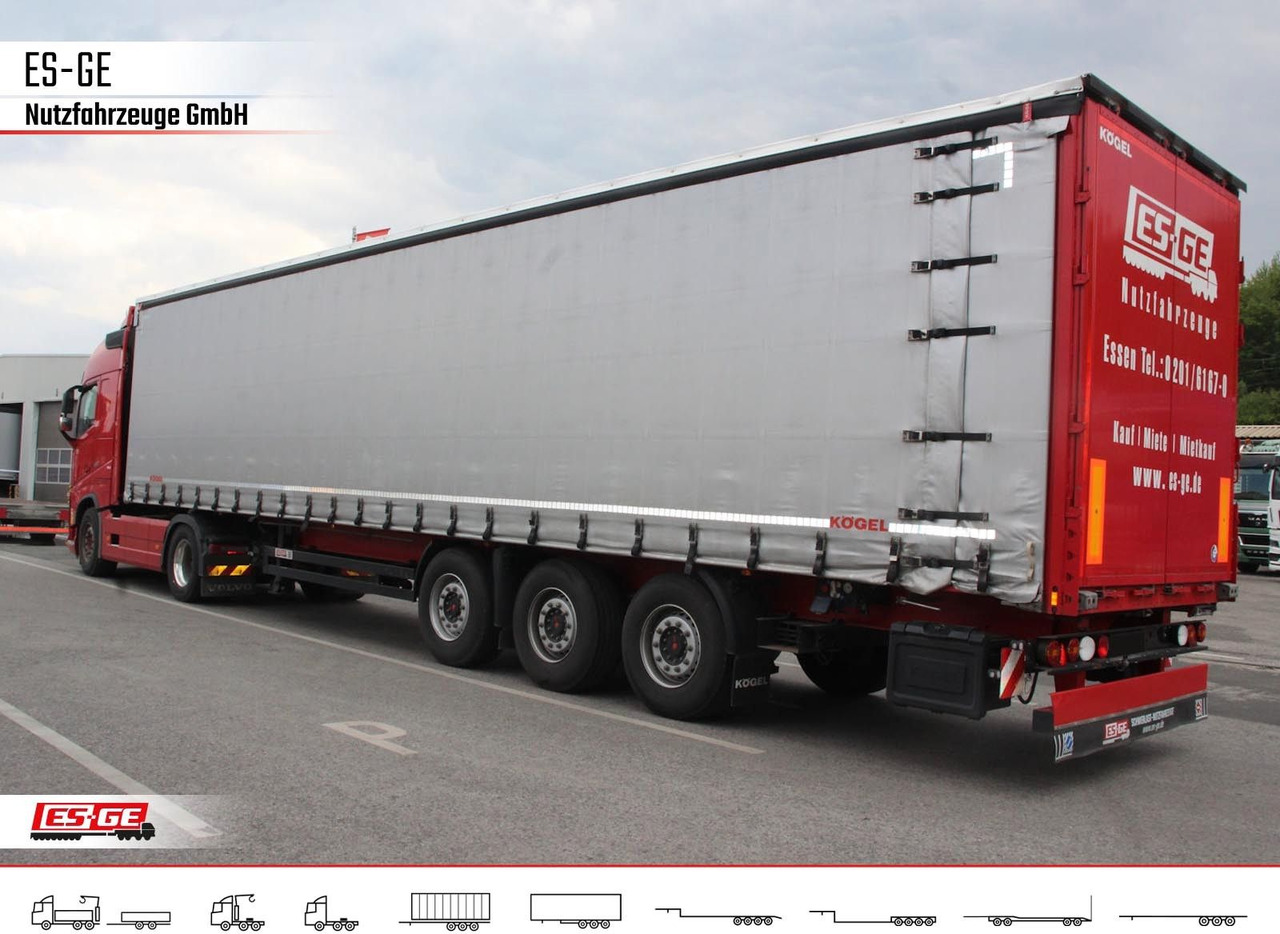 Kögel 3-Achs-Cargo-Coil-Pritschensattelanhänger Kögel 3-Achs-Cargo-Coil-Pritschensattelanhänger - Semirremolque lona: foto 1 Kögel 3-Achs-Cargo-Coil-Pritschensattelanhänger Kögel 3-Achs-Cargo-Coil-Pritschensattelanhänger - Semirremolque lona: foto 1