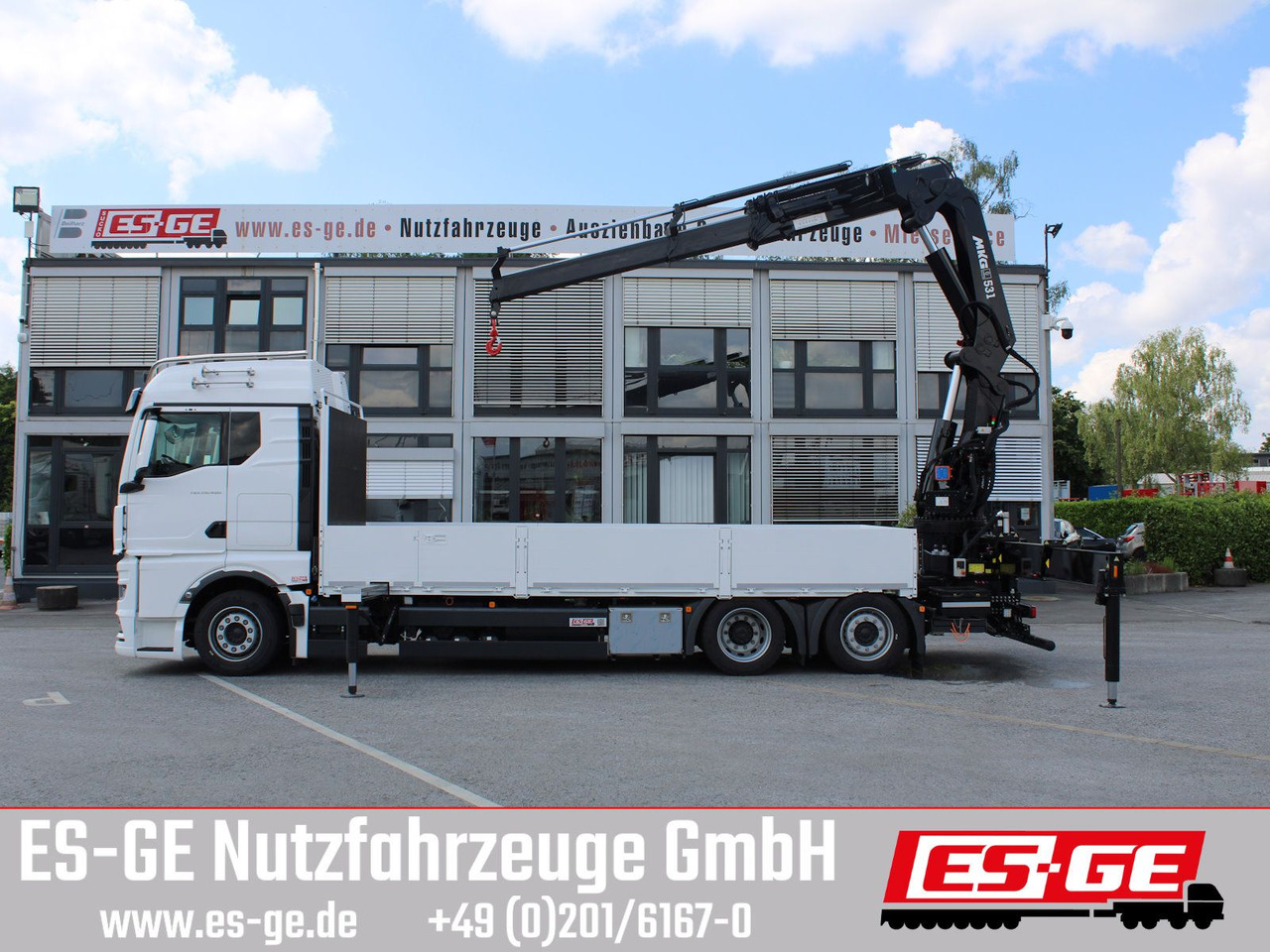 MAN TGX 26.480 6x2-4 LL CH mit MKG HLK531 a5 - Camión caja abierta, Camión grúa: foto 5 MAN TGX 26.480 6x2-4 LL CH mit MKG HLK531 a5 - Camión caja abierta, Camión grúa: foto 5
